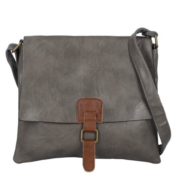 Dámska crossbody kabelka šedá - Paolo bags Valerija