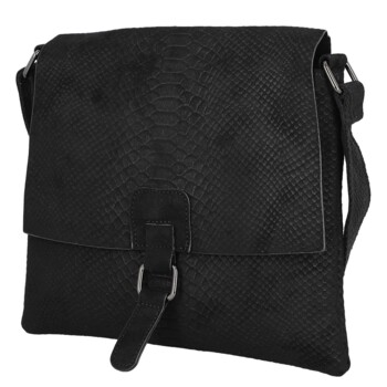 Dámska crossbody kabelka čierna - Paolo bags Tanasis