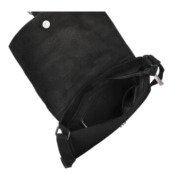 Dámska crossbody kabelka čierna - Paolo bags Tanasis