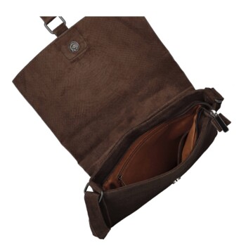 Dámska crossbody kabelka coffee - Paolo bags Tanasis