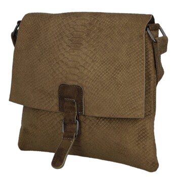 Dámska crossbody kabelka khaki - Paolo bags Tanasis