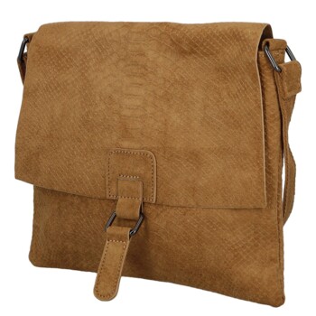 Dámska crossbody kabelka hnedá - Paolo bags Tanasis