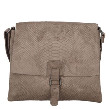 Dámska crossbody kabelka šedobéžová - Paolo bags Tanasis