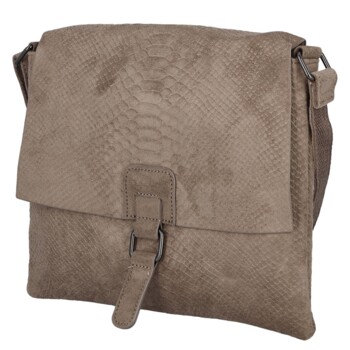 Dámska crossbody kabelka šedobéžová - Paolo bags Tanasis