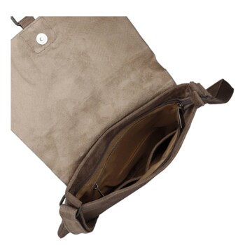 Dámska crossbody kabelka šedobéžová - Paolo bags Tanasis