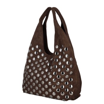 Dámska kabelka cez rameno coffee - Paolo bags Nadka