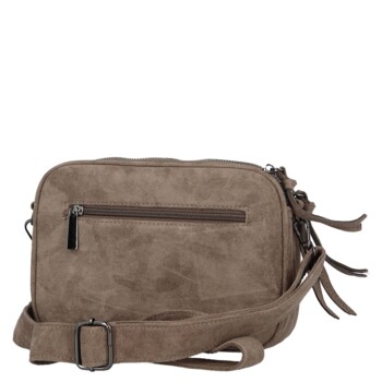 Dámska crossbody kabelka šedobéžová - Paolo bags Dalila