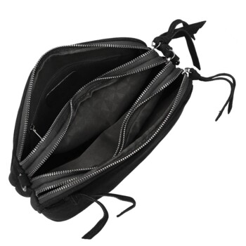 Dámska crossbody kabelka čierna - Paolo bags Dalila