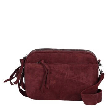 Dámska crossbody kabelka vínová - Paolo bags Dalila