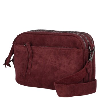 Dámska crossbody kabelka vínová - Paolo bags Dalila