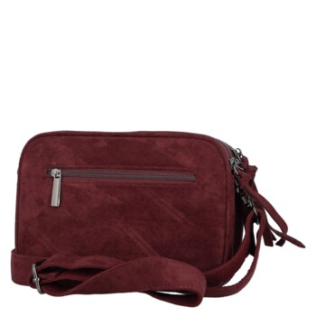 Dámska crossbody kabelka vínová - Paolo bags Dalila