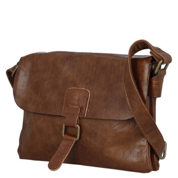Dámska crossbody kabelka coffee - Paolo bags Vaiana