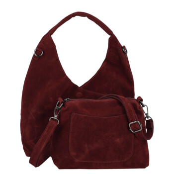 Dámsky set kabeliek vínový - Paolo bags Oceána