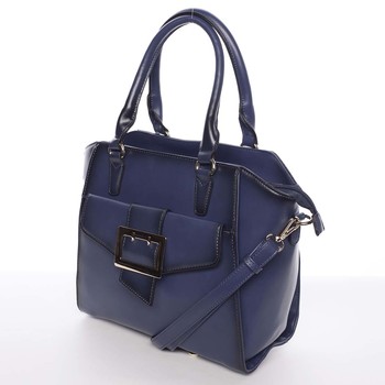 Luxusná dámska tmavomodrá kabelka cez rameno - MARIA C Thia