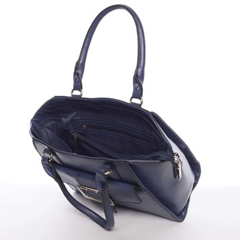 Luxusná dámska tmavomodrá kabelka cez rameno - MARIA C Thia