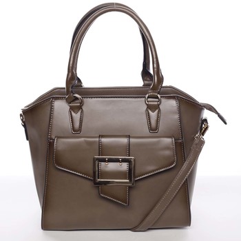 Luxusná dámska khaki kabelka cez rameno - MARIA C Thia