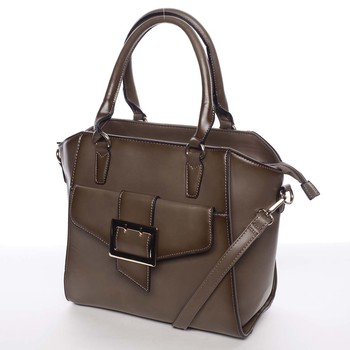 Luxusná dámska khaki kabelka cez rameno - MARIA C Thia