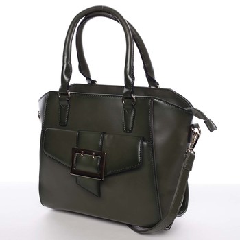 Luxusná dámska tmavozelená kabelka cez rameno - MARIA C Thia