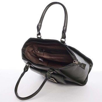 Luxusná dámska tmavozelená kabelka cez rameno - MARIA C Thia