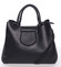 Originálna a elegantná dámska čierna kabelka do ruky - MARIA C Terisita