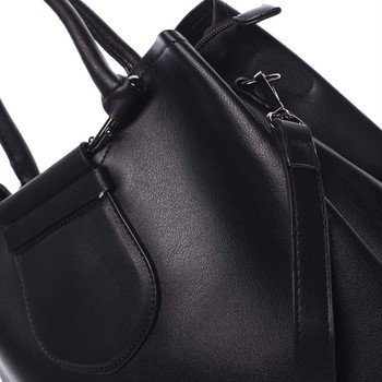 Originálna a elegantná dámska čierna kabelka do ruky - MARIA C Terisita