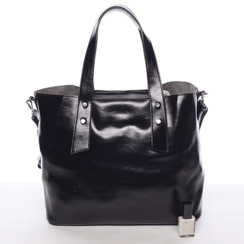 Dámska kabelka na rameno čierna - Silvia Rosa Selina