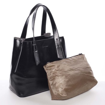 Dámska kabelka na rameno čierna - Silvia Rosa Selina