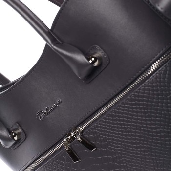 Luxusná dámska kabelka tmavo šedá - Delami Veronica