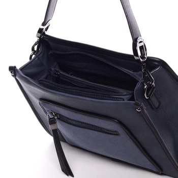 Unikátny elegantná strednej kabelka pre dámy tmavo modrá - MARIA C Urania