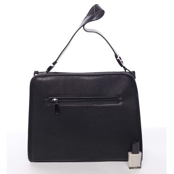 Unikátny elegantná strednej kabelka pre dámy čierna - MARIA C Urania