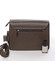 Luxusná dámska pevná crossbody kabelka khaki - Silvia Rosa Sibella