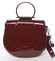 Originálna dámska lakovaná crossbody kabelka sýto vínová - Silvia Rosa Sherise