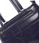 Luxusná moderná dámska tmavomodrá kabelka do ruky - Silvia Rosa Venus