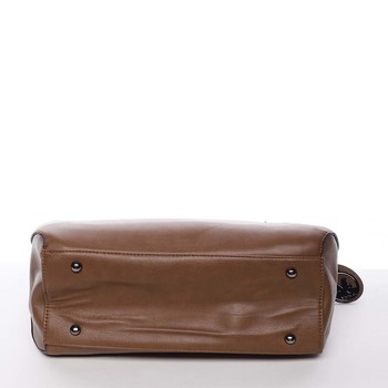 Elegantná a štýlová hnedá kabelka cez rameno - MARIA C Thalassa