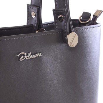 Luxusná tmavosivá dámska kabelka - Delami Chantal