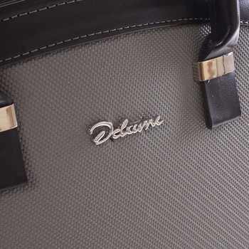 Elegantná sivo-čierna dámska kabelka do spoločnosti - Delami Renee