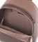 Luxusný dámsky tmavoružový pololakovaný batôžtek - David Jones Tigger