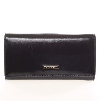 Luxusná dámska kožená peňaženka čierna - Lorenti 4003N