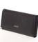 Velká elegantní kožená černá peněženka - Lorenti 6111