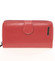 Vysoká dámska červená kožená peňaženka - Lorenti Gallie