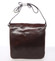 Pánska luxusná kožená taška cez plece hnedá - ItalY Jamar