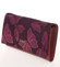 Půvabná růžovo fialová kožená peněženka s odleskem - Lorenti 6114N