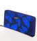 Originálna kožená modrá peňaženka so vzorom - Lorenti 77006NBF