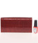 Luxusná lakovaná kožená červená peňaženka s kroko vzorom - Lorenti 72401CB
