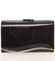 Noblesná dámska lakovaná kožená peňaženka čierna - Lorenti 74108SH