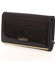 Luxusná kožená lakovaná čierna peňaženka - Lorenti 4112SH