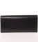 Atraktívna kožená lakovaná dámska peňaženka čierna - Loren GD27RS