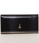 Jedinečná kožená lakovaná dámska peňaženka čierna - PARIS 64003DSHK
