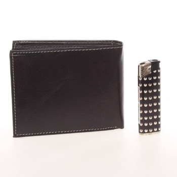 Luxusná pánska kožená peňaženka čierna - BUFFALO Landis