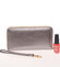 Moderná dámska peňaženka s pútkom strieborná - Milano Design SF1821
